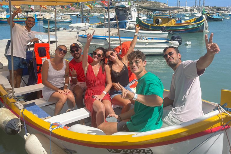 From Marsaxlokk: St Peter's Pool Boat Tour St Peter's Pool Boat Tour