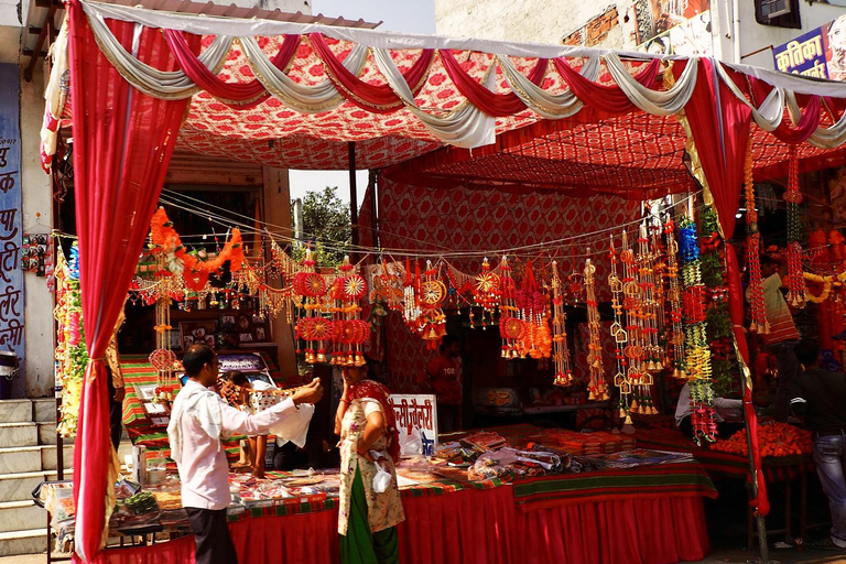 Jaipur: Tour privado de compras con taller de impresión en bloqueTour Privado de Compras con Impresión de Bloques en Tuk-Tuk