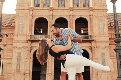 Fotógrafo profesional - Sesión de fotos en la Plaza de España.Fotógrafo profesional. Sesión de fotos en la Plaza de España