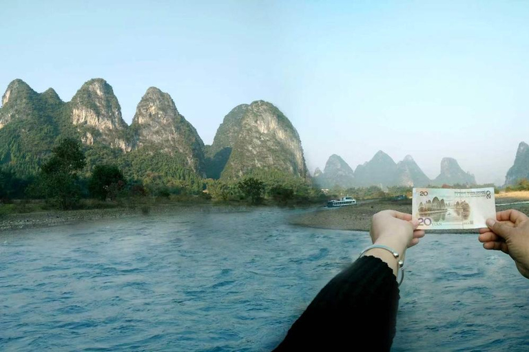 From Guilin: Li River Cruise to Yangshuo with Hotel Transfer 3-Star Cruise Ticket + One Way Guilin Hotel Pick-Up