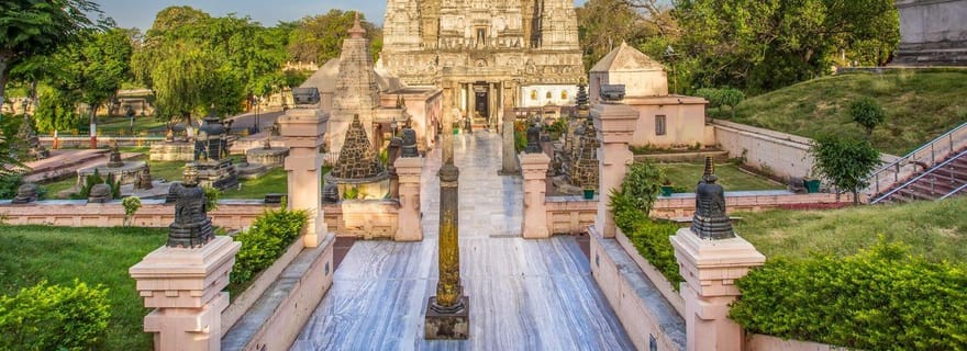 Bodhgaya : visite d'une journée au temple et au monastère de pèlerinage bouddhiste