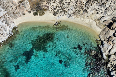 CROCIERA PRIVATA MATTUTINA SULLA COSTA MERIDIONALE DI MYKONOS O SU DELOS E RENIACROCIERA PRIVATA MATTUTINA SULLA COSTA MERIDIONALE DI MYKONOS