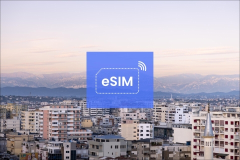 Tirana: Albania Plan mobilnej transmisji danych eSIM w roamingu1 GB/7 dni: tylko Albania