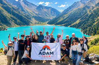 Großer Almaty-See & Thermalquellen in der Alma-Arasan-Schlucht per Auto