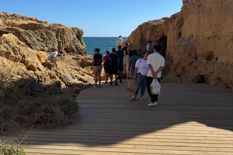 Visite privée de Lisbonne à l'Algarve, grotte de Benagil, Faro, Portimão