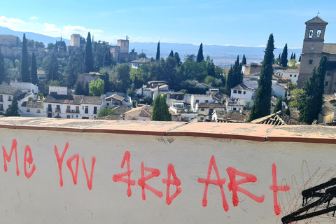 Arte urbano y visita a las cuevas de Granada