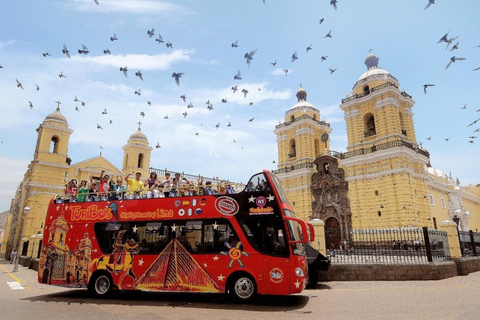 Lima : City tour 360° Panoramic bus - Sightseeing Tour