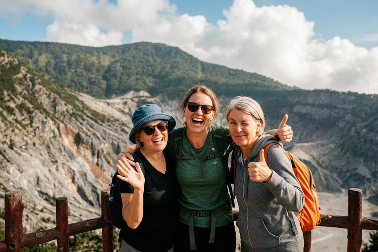 Jakarta: Bandung Volcano, Hot Springs & Wine Tasting Jakarta: Bandung Volcano, Hot Springs & Wine Day Shared Tour