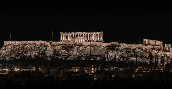 Athens: Night Walking Tour with Tales of the Underworld