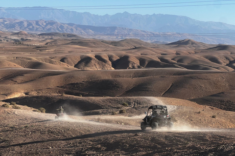 Buggy Marrakech: Tour in buggy nel deserto di Agafay e spettacolo con cena1 Buggy ( 1 ora ) per 2 persone senza cena
