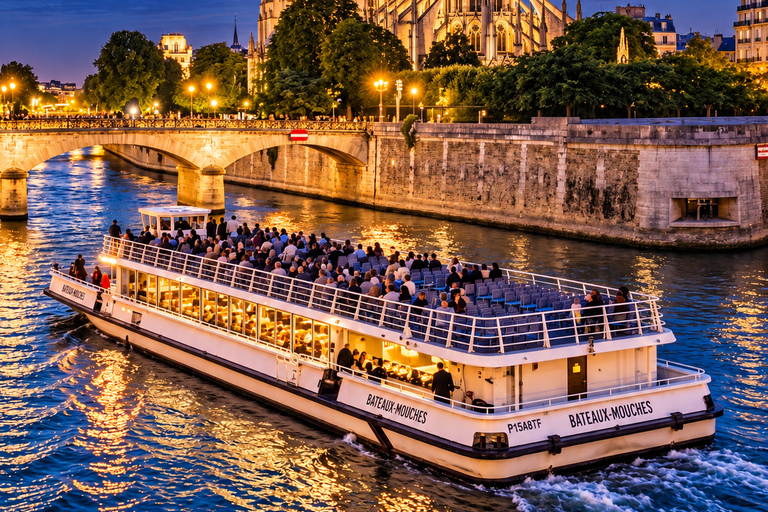 Paris Night Lights Cruise with the Mythic Bateaux-Mouches®