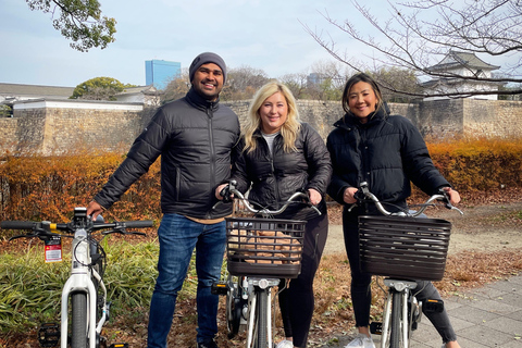 Visite guidée d&#039;Osaka en E-Bike avec un guide régionalVisite d&#039;Osaka en E-Bike