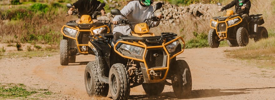 Malaga : circuit tout-terrain de 3 heures en quad biplace à Mijas