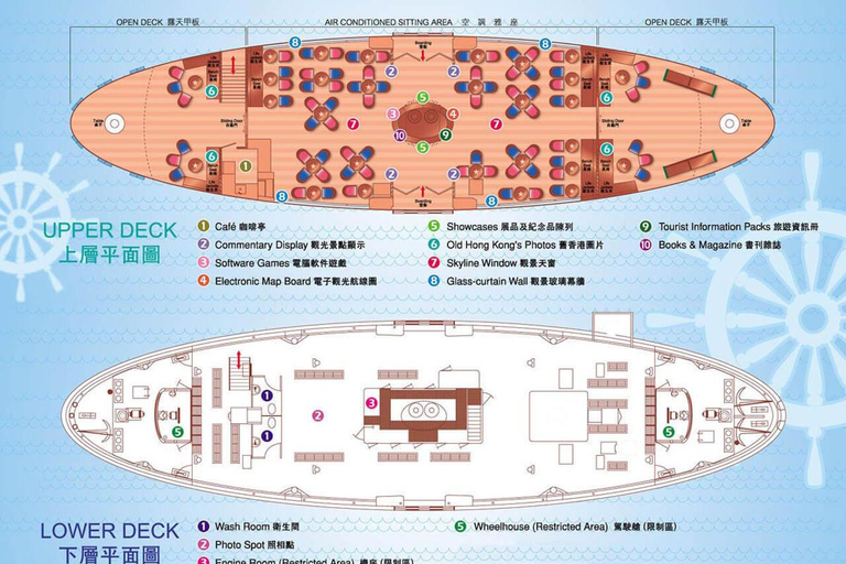Hong Kong: Shining Star Victoria Harbour Cruise Tour
