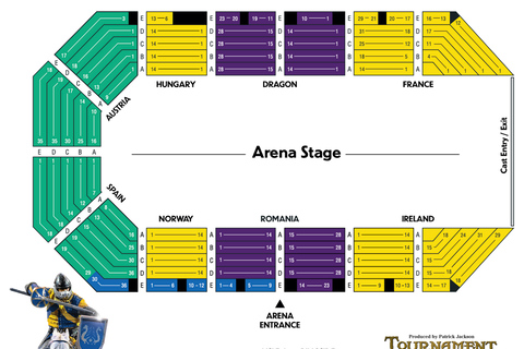 Las Vegas: Tournament of Kings Show at Excalibur Tournament of Kings Show: Category B - Peak