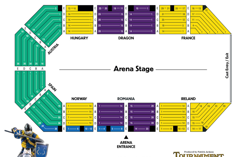 Las Vegas: Tournament of Kings Show in ExcaliburKoningspronkzitting: Categorie C - Piek