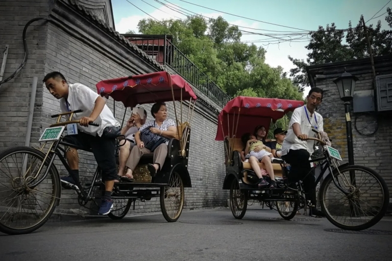 Visite privée de la place Tiananmen, de la Cité interdite et de HutongOption 1 : Visite privée avec transfert et trajet en rickshaw