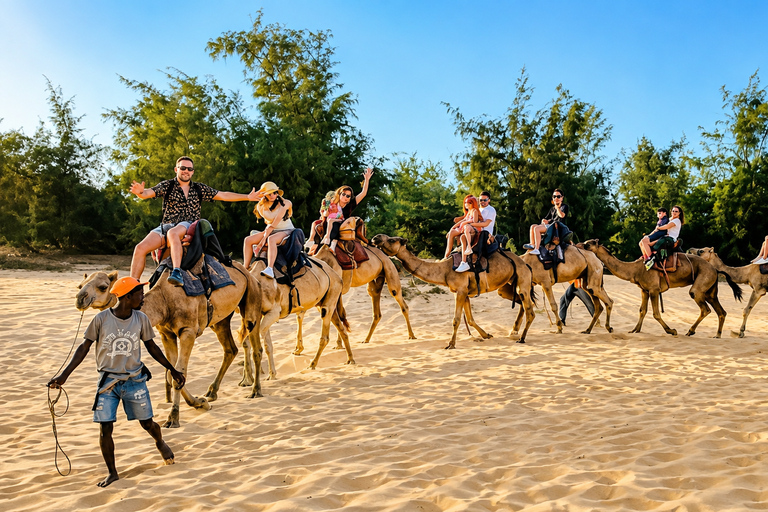 From Dakar or Mbour: Pink Lake with ATV, canoe, camel, lunch