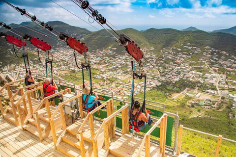 St Maarten: Sky Explorer och The Flying Dutchman Adventure