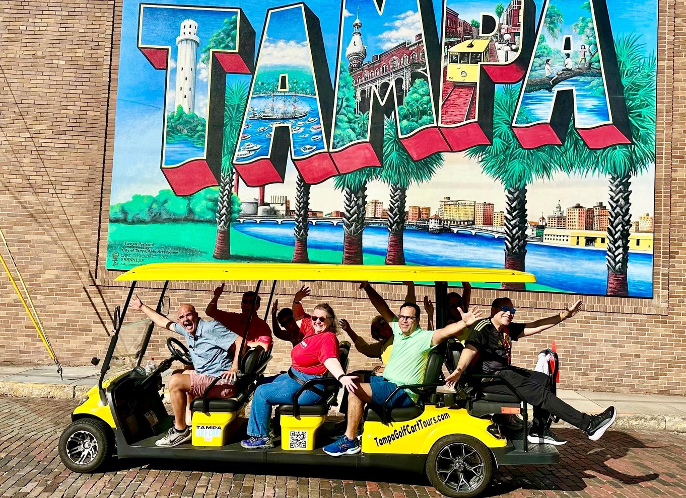 Tampa: Guidet byrundtur i Deluxe Street Golf Cart