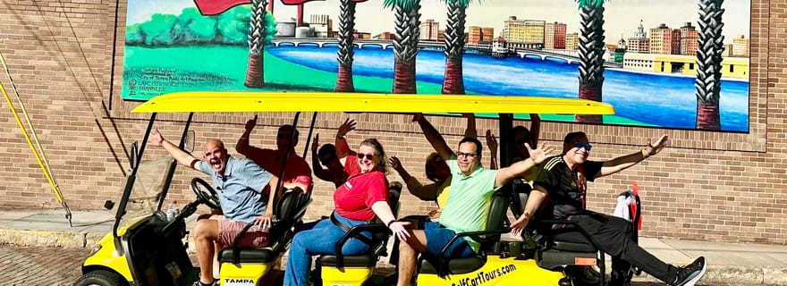 Tampa : Visite guidée de la ville en voiturette de golf de luxe