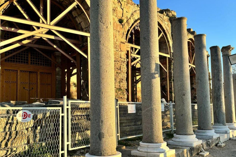 Side Sunset Experience & Apollo Temple Tour from:Alanya Novamall Shopping, Ancient City & Sunset Tour+NOTRANSFER