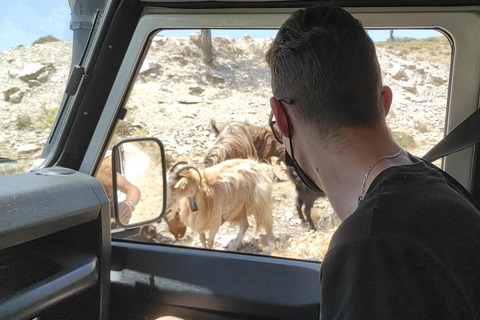 Heraklion: Självkörande 4X4 Jeep Off-Road Tour med lunchPrivat tur