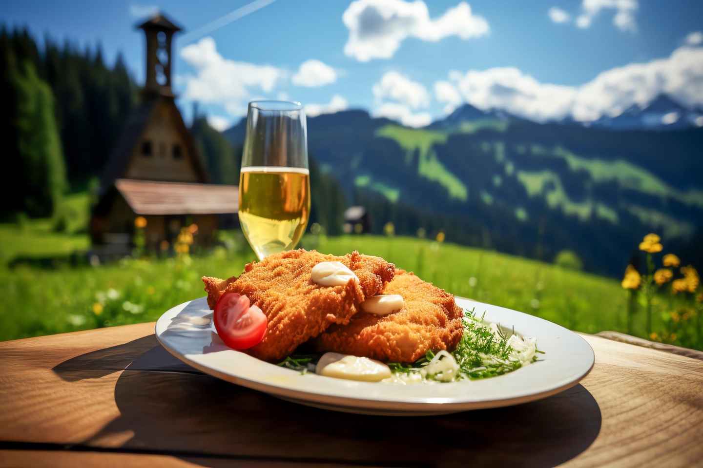 Comida austríaca, folleto de recorrido autoguiado por restaurantes de Viena