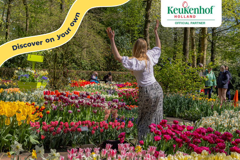 Amsterdam: Keukenhof Entree en Pendeldienst heen en terug