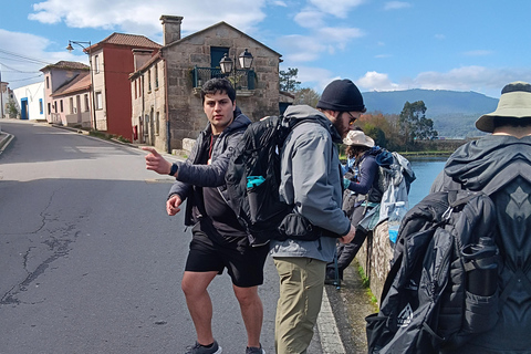 Roads from Tui to Santiago Compostela