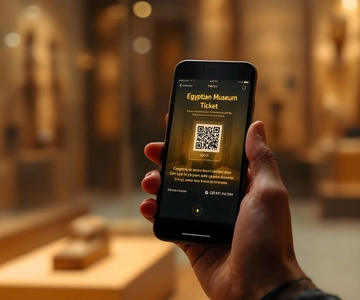 Museu Egípcio de Antiguidades online QR ingresso