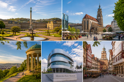 Stuttgart: Guided Walking Tour with Eugensplatz Viewpoint