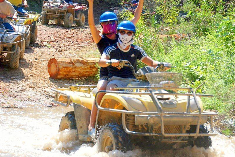From Alanya/Side: Taurus Mountains Quad Safari with Transfer Double Quad