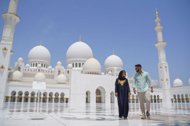 Au départ de Dubaï : Visite guidée de la mosquée Sheikh Zayed d&#039;Abu Dhabi