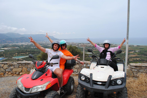 Kreta: Quad Off-Road Tour till byar med hotellöverföringar