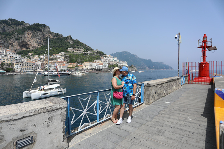 Von Rom aus: Tagesausflug nach Amalfi und zum Archäologischen Park von Pompeji