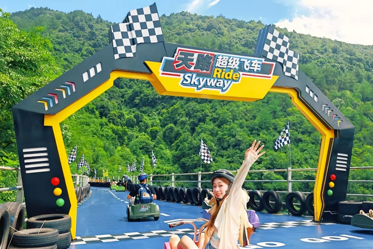 Hangzhou to OMG Park: Private Ride, Drift & Cave Tour