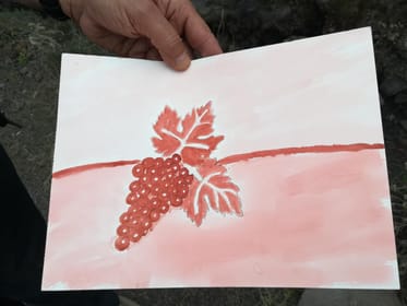 Mount Etna: DOC Wine Tasting and Creative Painting with Wine