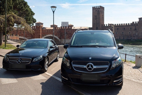 Varese: Prywatny transfer z/na lotnisko LinateLotnisko Linate do Varese — minivan Mercedes V-Klass