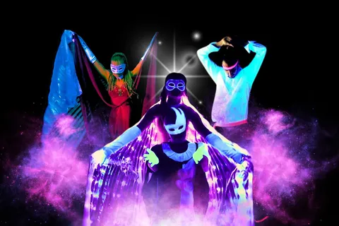 Prag: Bilder der Liebe Schwarzlicht-Theatershow