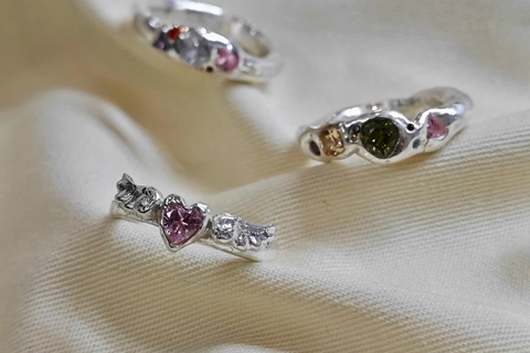 Hanoi: Silver Clay Ring Workshop with Unlimited Gemstones