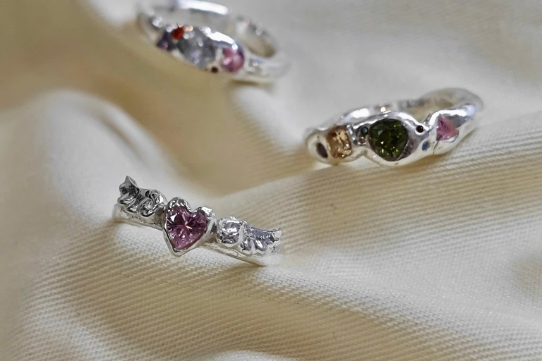 Hanoi: Silver Clay Ring Workshop with Unlimited Gemstones