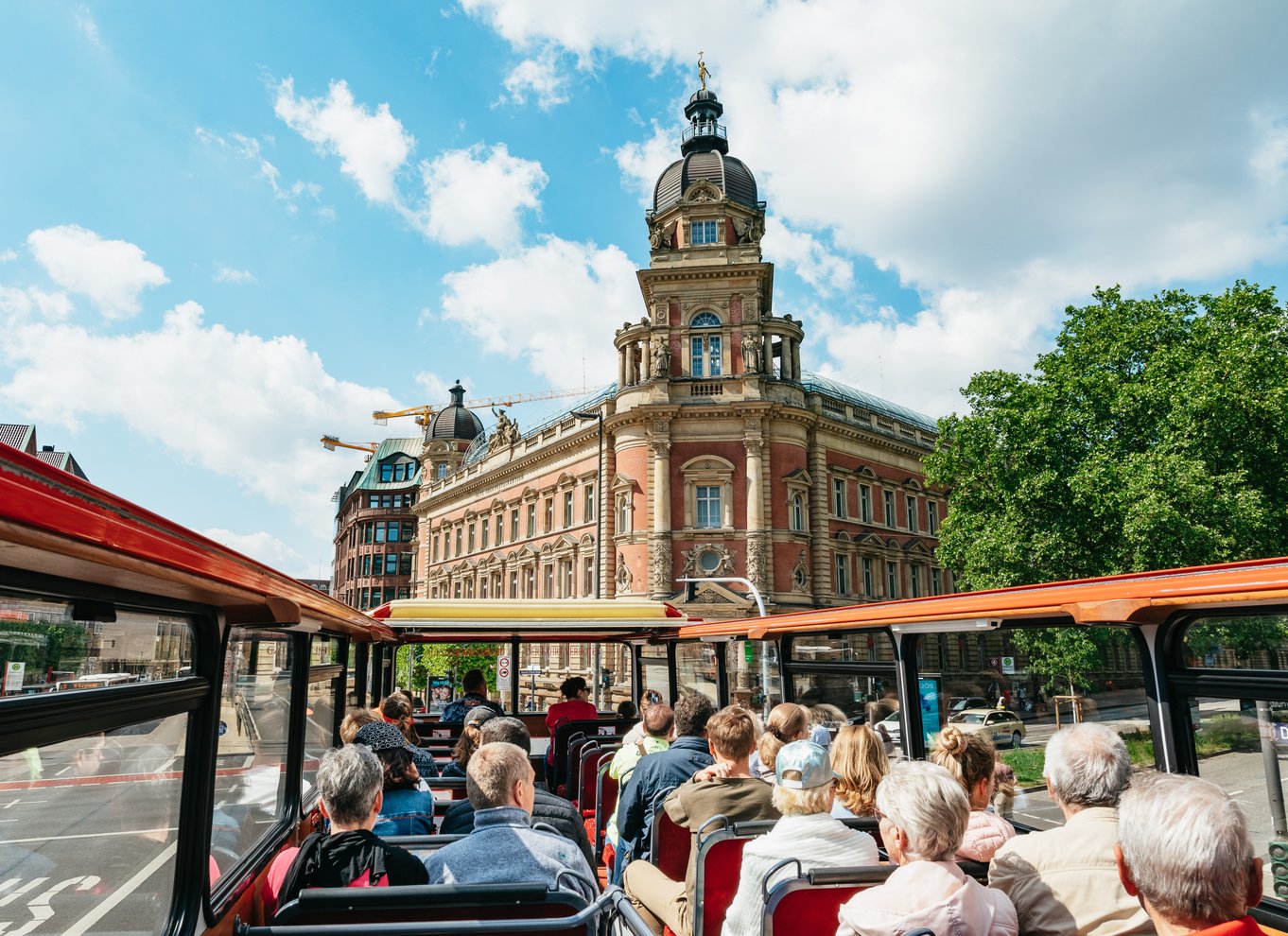 Hamborg: Line A Hop på-/hop af-tur med sightseeing