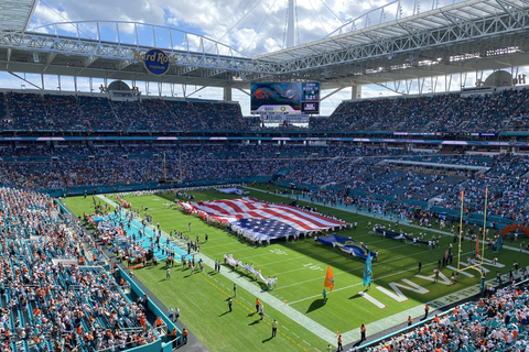 Miami Dolphins NFL Football Game Ticket Sideline