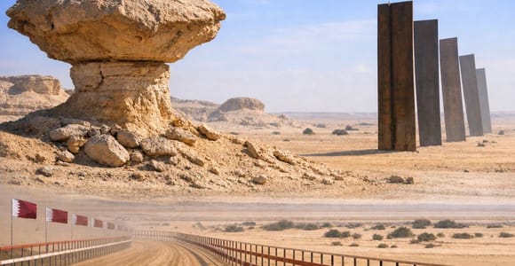 Doha: West Coast Tour to Zekreet & Richard Serra Sculpture
