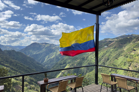 From Medellín: Highest Zipline, Climbing & Waterfalls