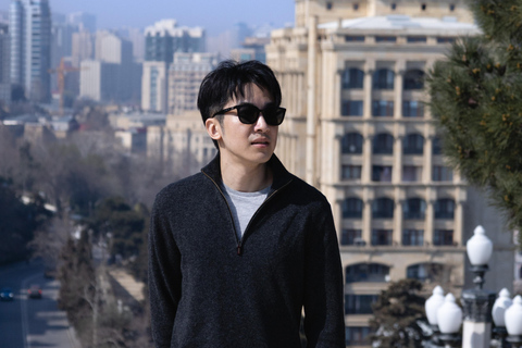 Baku: Panoramic Photoshoot From Highland Park Pick up and Drop off Included