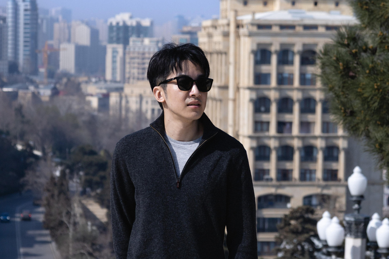Baku: Panoramic Photoshoot From Highland Park Pick up and Drop off Included