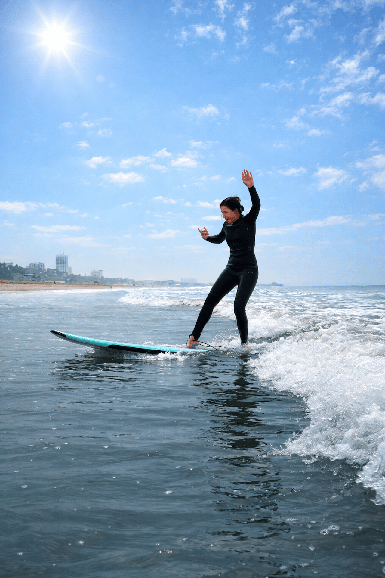 Surf-Abenteuer von Santa Monica nach Malibu (Mittagessen inbegriffen)
