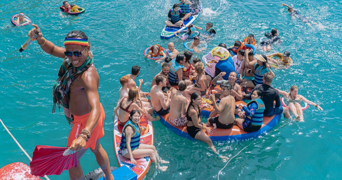 Best Family & Friend Day Trips and Activities in Vietnam 131 Nha Trang: Coral Reef Snorkeling and Floating Bar Party